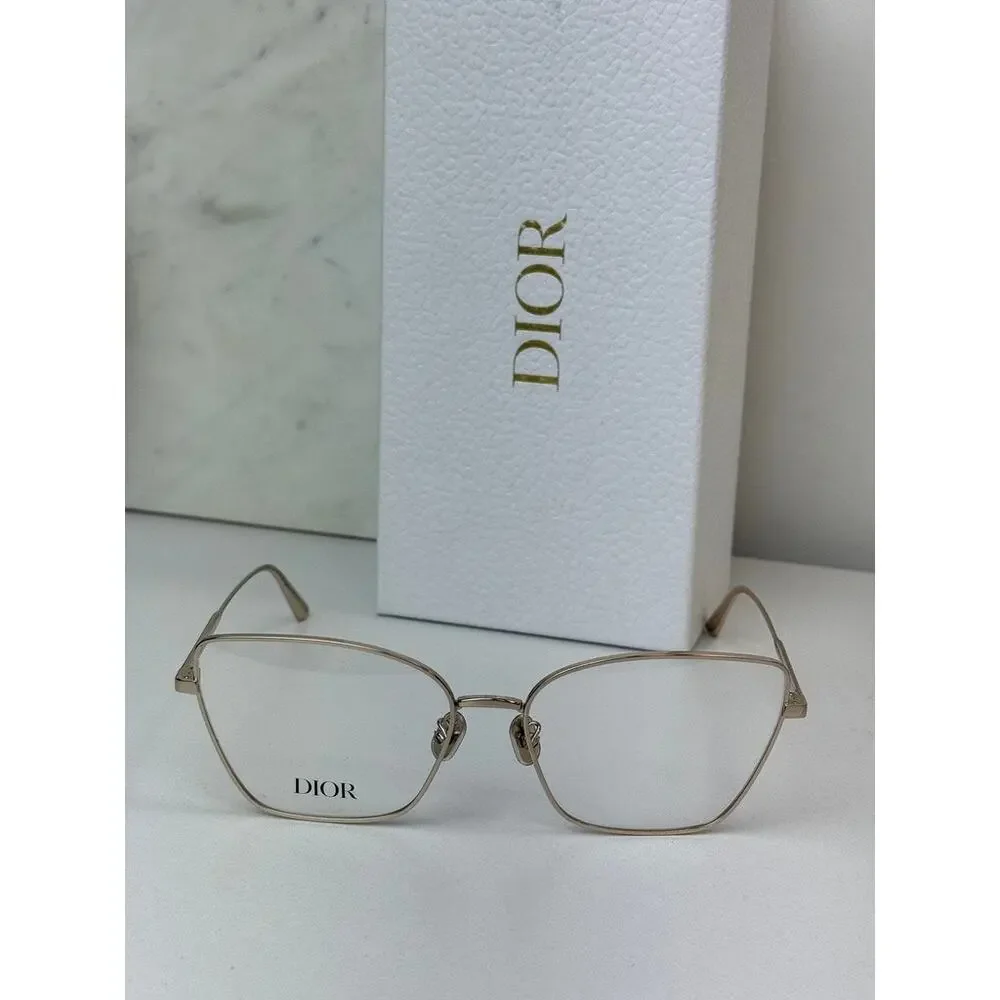 NEW Dior GemDiorO B2U Eyeglasses Frames in Rose Gold - Picture 4 of 6